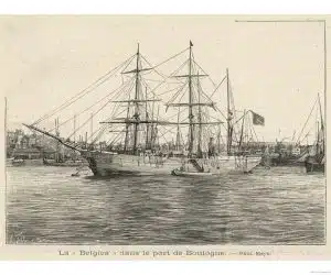 Belgica in portul Boulogne