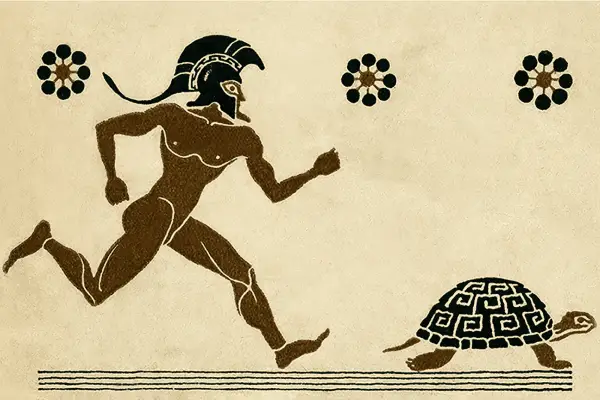 Paradoxul lui Zenon din Eleea – Întrecerea dintre Ahile și broasca țestoasă