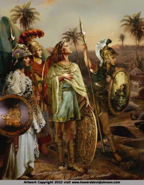 Amazoanele – femei războinice din mitologia greaca