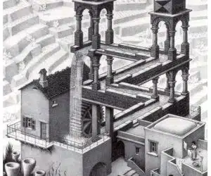 Galerie Iluzii optice - Cascada lui M. C. Escher