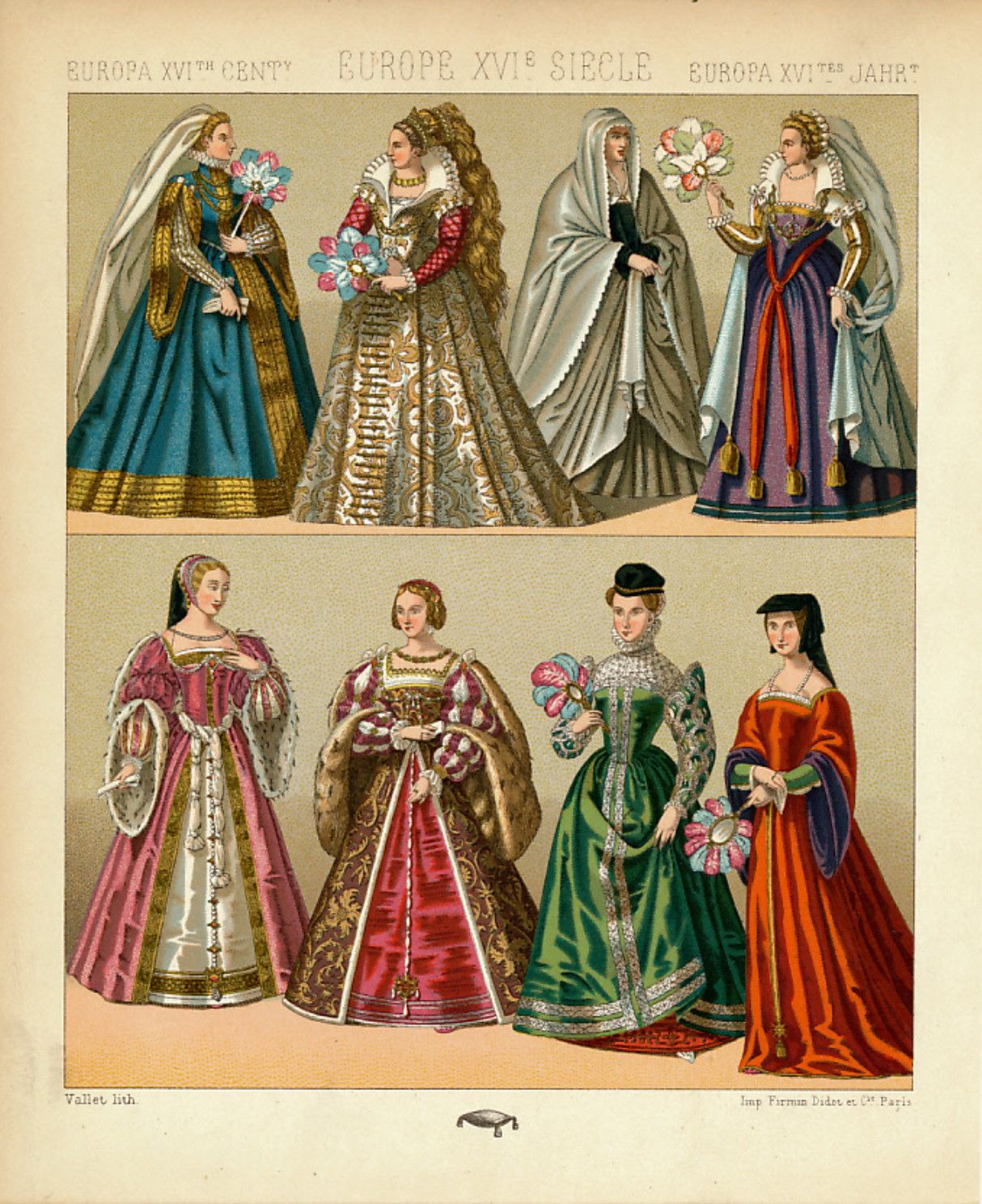 Costumul in secolele 15 16 rochia in europa secolului 16