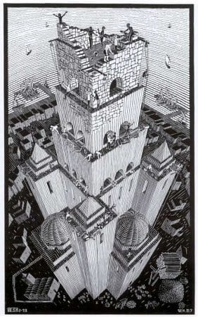 Galerie Iluzii optice - Turnul Babel