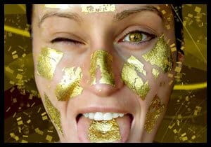 tratament facial cu aur