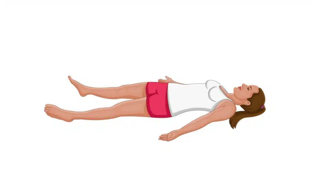 Exercitii yoga postura savasana