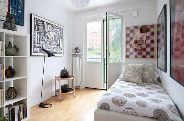 design interior pentru apartamente - dormitor mic dar spatios