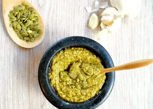 Semintele de dovleac pesto