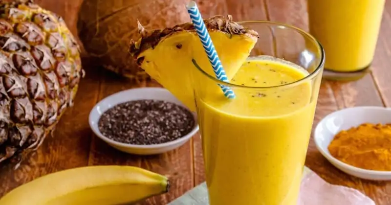 Smoothie de ananas pentru sange trombofilie