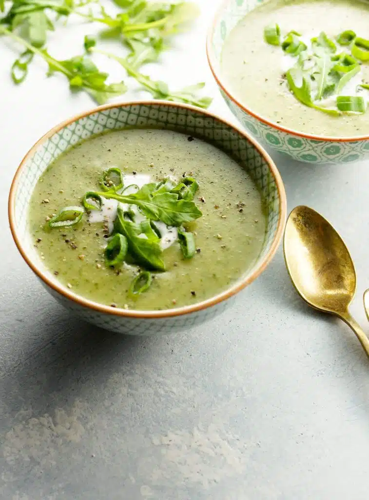 Supa crema de rucola reteta vegana de post