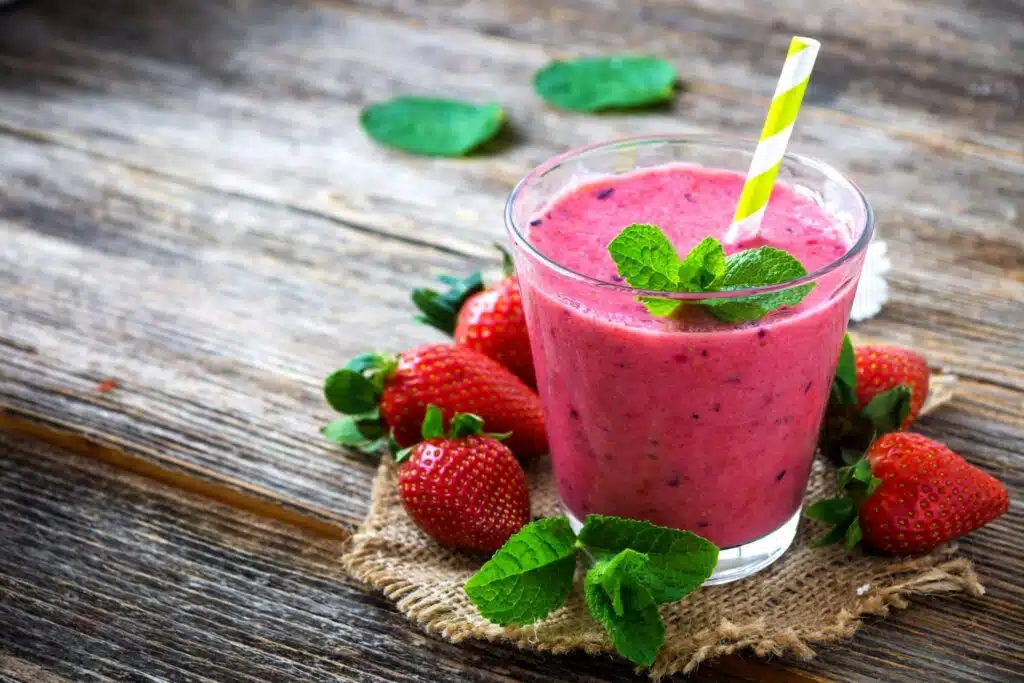 Smoothie de capsuni