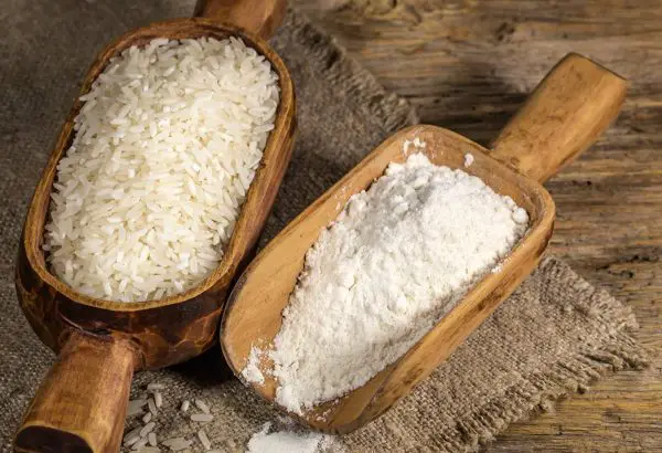 Valoarea nutritivă pentru orez și făina de orez