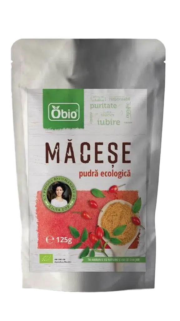 Pulbere de macese 125g eco bio obio